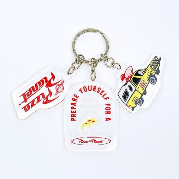 ディズニー トイストーリー 30th ピザ・プラネット 3連アクリルキーホルダー 日本製 Disney
