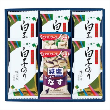   味之庵 アマノフーズ&白子のり  6390-20  内祝 内祝い お祝 御祝 記念品 出産内祝い プレゼント 快気祝い 粗供養 引出物