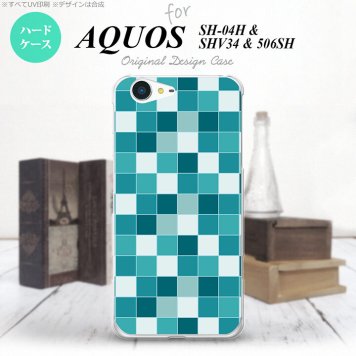 【SH04H】【スマホケース/スマホカバー】【アクオス ゼータ】SH04H スマホケース AQUOS ZETA SH04H カバー アクオス ゼータ スクエア ターコイズ nk-sh04h-1017【メール便送料無料】