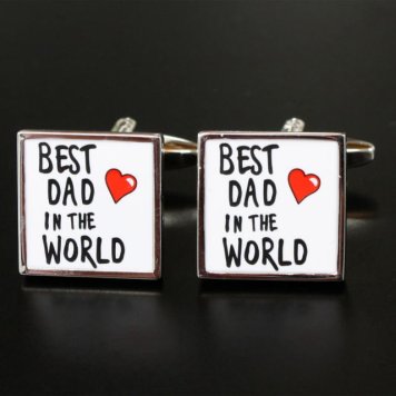 鎌倉カフス工房 Best Dad カフスボタン・カフリンクス メンズ  ah024 結婚式 旦那 プレゼント ギフト 彼氏 父の日 誕生日プレゼント