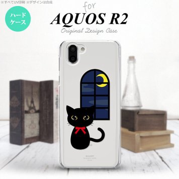 AQUOS R2 アクオス アール2 SH-03K SHV42 専用 スマホケース カバー ハードケース 猫B nk-r2-1135[スマホ,スマホケース,スマホカバー,ケース,カバー,ジャケット]