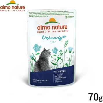 アルモネイチャー キャットフード ファンクショナル ユリナリーサポート フィッシュ入りお肉のご馳走 70g 猫 ウェットフード パウチ 総合栄養食 全猫種 成猫 尿路 泌尿ケア用