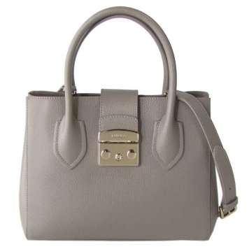 フルラ FURLA メトロポリス トートバッグ ハンドバッグ Sサイズ 921183 SABBIA グレー BMN3 ARE SBB 送別会 誕生日 結婚祝い 結婚式 高級 父の日 母の日 即日発送 敬老の日