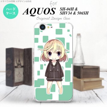 【SH04H】【スマホケース/スマホカバー】【アクオス ゼータ】SH04H スマホケース AQUOS ZETA SH04H カバー アクオス ゼータ キャラ2-A 緑 nk-sh04h-1339【メール便送料無料】