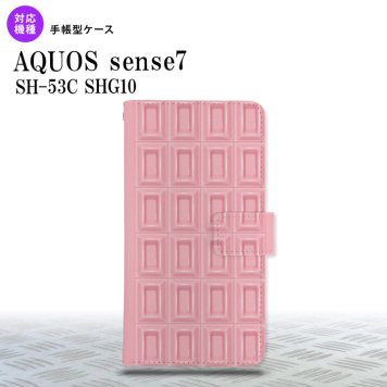 sense7 sense7 手帳型スマホケース カバー チョコ ストロベリー ピンク 2022年 11月発売 nk-004s-sens7-dr737