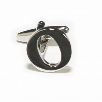 鎌倉カフス工房 アルファベットOカフスボタン（バラ売り）・カフリンクス メンズ  cf321 結婚式 旦那 プレゼント ギフト 彼氏 父の日 誕生日プレゼント