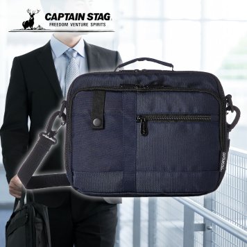 ショルダーバック ウエストバッグ メンズ 小型 軽い ブランド 2way [ キャプテンスタッグ CAPTAIN STAG 01255 ネイビー ] 斜め掛け 斜めがけ おしゃれ 通勤 収納 ボディバッグ