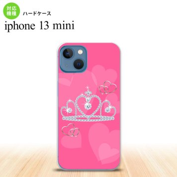 iPhone13mini iPhone13 mini ケース ハードケース クラウン ピンク  nk-i13m-601