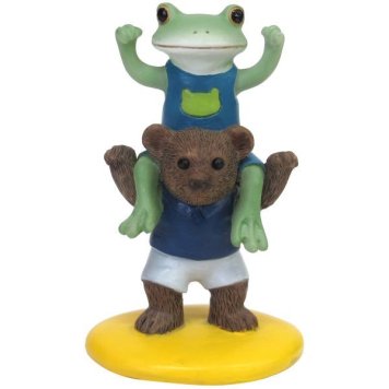 【ギフト対応無料】コポー カエルとクマの勝利のポーズ ダイカイ Copeau(コポー) コポーシリーズ かえる カエル 置物 オブジェ ※送料無料(北海道・沖縄は除く)