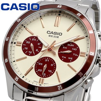 CASIO 腕時計 カシオ 時計 ウォッチ チープカシオ チプカシ マルチカレンダー シンプル メンズ MTP-1374D-5A2V [並行輸入品]