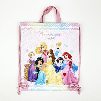 ディズニー プリンセス キルトナップザック ピンク バッグ リュック スクール キッズ Disney