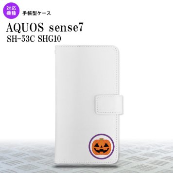 sense7 sense7 手帳型スマホケース カバー ハロウィン カボチャポイント クリア 2022年 11月発売 nk-004s-sens7-dr413