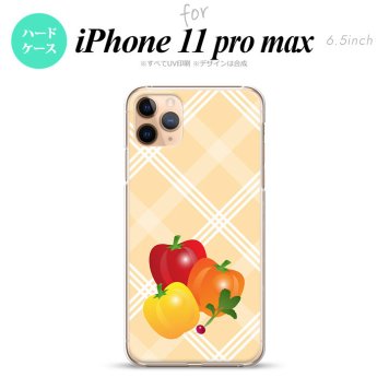 iPhone11ProMax iPhone11pro max スマホケース ハードケース ベジタブル パプリカ オレンジ メンズ レディース nk-i11pm-668