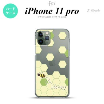 iPhone11Pro iPhone11 Pro スマホケース ハードケース ハニー クリア グリーン メンズ レディース nk-i11p-1684