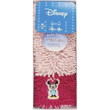 冬の贈り物ご挨拶  モールマットフィッツ ディズニー ミニーマウス 約36×50cm