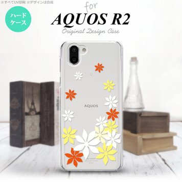 AQUOS R2 アクオス アール2 SH-03K SHV42 専用 スマホケース カバー ハードケース ティアレ 黄色 nk-r2-1076[スマホ,スマホケース,スマホカバー,ケース,カバー,ジャケット]