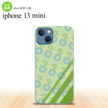 iPhone13mini iPhone13 mini ケース ハードケース 丸 緑  nk-i13m-1662