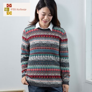 アルパカ フェアアイル セーター  IFER Knitwear   翌日出荷   おしゃれ ブランド 人気 新生活 引越し クリスマス 父の日 バレンタイン  誕生日