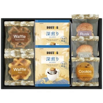 【送料無料・包装無料・のし無料】千寿堂 ドトールコーヒー&スイーツセレクション DT-15(A4) /ギフト お歳暮 入学祝い 卒業祝い 就職祝い 結婚祝い 誕生日 出産祝い 引越祝い 香典返し 新盆 初盆 御礼 内祝い 快気祝い ご挨拶 志 法事