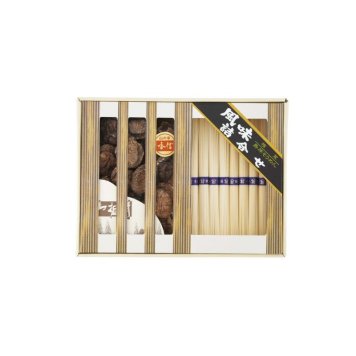 【ギフト対応無料】乾物家 国産椎茸と手延そうめん御詰合せ (KBY-CJ3) ※送料無料(北海道・沖縄は除く)