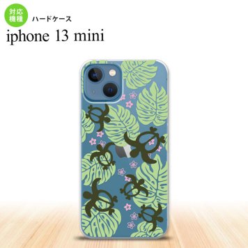 iPhone13mini iPhone13 mini ケース ハードケース ホヌ 小 クリア 緑  nk-i13m-1462
