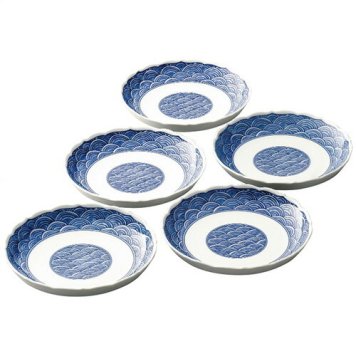 【送料無料・包装無料・のし無料】波佐見焼 青海波 和皿揃 395393(B4)ギフト 春 入学祝い 卒業祝い 就職祝い 結婚祝い 誕生日 出産祝い 引越祝い 香典返し 新盆 初盆 御礼 お中元 内祝い 快気祝い ご挨拶 志 法事