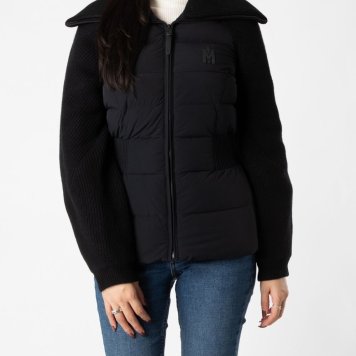 マッカージュ MACKAGE FOXY Mixed Media Jacket ミクスト メディアジャケット ダウンジャケット リブニット レディース アウター 