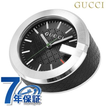 グッチ クロック CLOCK クオーツ テーブルクロック GUCCI YC210006 ブラック 黒 スイス製 記念品 プレゼント ギフト