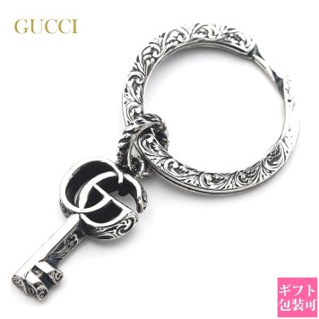 【 正規BOX 付き 】 グッチ キーリング レディース GUCCI キーリング ダブルG キーモチーフ キーホルダー シルバー 627765 J8400 0701 gucci キーリング メンズ ブランド キーホルダー ユニーク グッチ アクササリー グッチ チャーム キーホルダー