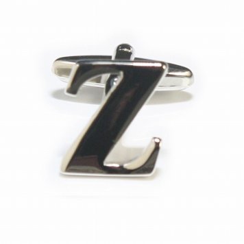 鎌倉カフス工房 アルファベットZカフスボタン（バラ売り）・カフリンクス メンズ  cf332 結婚式 旦那 プレゼント ギフト 彼氏 父の日 誕生日プレゼント