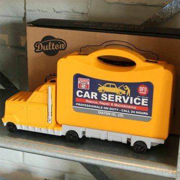 DULTON ダルトン Car service 308467[工具 バッグ 工具入れ 工具キット ツールバッグ ツールボックス ツールキット 道具箱 道具一式 DIY 趣味 ドライバーセット 懐中電灯 インテリア 人気 おすすめ]         3-4W