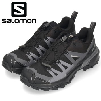 サロモン ハイキングシューズ メンズ スニーカー 黒 ローカット X ULTRA 360 GORE-TEX ゴアテックス 防水 防滑 軽量 L47453200 ブラック SALOMON