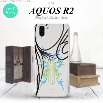 AQUOS R2 アクオス アール2 SH-03K SHV42 専用 スマホケース カバー ハードケース ピンスト line×グラデ2 nk-r2-1232[スマホ,スマホケース,スマホカバー,ケース,カバー,ジャケット]