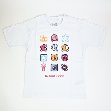 星のカービィ キッズ ドットアイコン Tシャツ(ホワイト) 130cm アパレル 任天堂