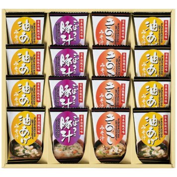  フリーズドライお味噌汁三種の味詰合せ KF-DO KF-DO 内祝い お祝 出産内祝い