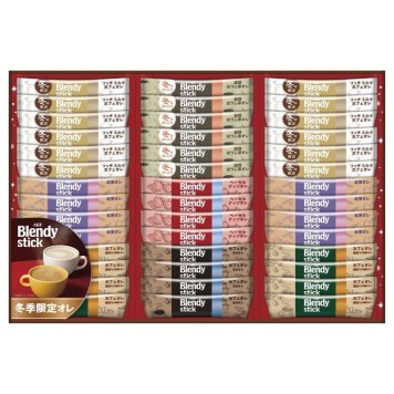 【ギフト対応無料】お歳暮 AGF ブレンディスティック ウィンターカフェオレコレクション (BW-50) ※送料無料(北海道・沖縄は除く)