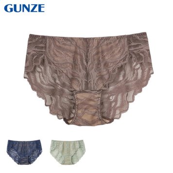 グンゼ ハーフショーツ レディース 年間 トゥシェ パンツ ショーツ パンティ 可愛い レース ペアショーツ 下着 女性下着 婦人女性パンツ 婦人パンツ ノーマルレッグ ハーフ丈 浅め はきやすい らくちん GUNZE Tuche JS1047H M-L