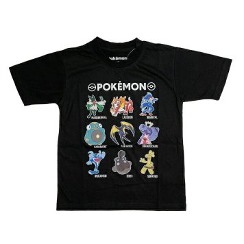 ポケットモンスター Tシャツ(130cm) パルデア地方 ブラック キッズ ポケモン アパレル