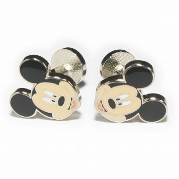 Disney ディズニー スマイルミッキーマウスカフスボタン・カフリンクス メンズ  cf1581 結婚式 旦那 プレゼント ギフト 彼氏 父の日 誕生日プレゼント