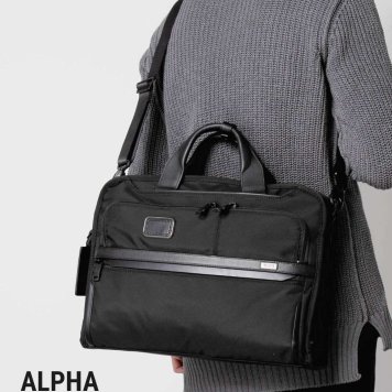 トゥミ TUMI ALPHA アルファ 3-WAY CONVERTIBLE BRIEF スリーウェイ コンバーチブル ブリーフケース 02603182D4 158962 ビジネスバッグ ショルダーバッグ ブリーフ 通勤 メンズ バッグ ブラック
