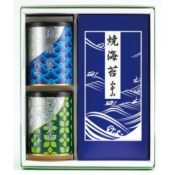 山本山 海苔・銘茶詰合せ  ／味付け海苔 海苔 乾物 食品 お中元 御中元 ギフト 暑中 残暑 お盆 初盆 新盆 お供 御供 ギフト 2026 送料無料 ギフト プレゼント プチギフト 内祝い 快気祝い 出産祝い 結婚祝い 引出物 新築祝い お返し