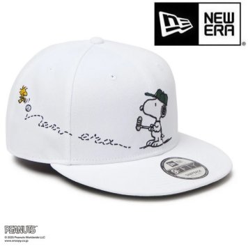 ニューエラ ゴルフ キャップ 9FIFTY PEANUTS ピーナッツ スクリプトロゴ ホワイト | ゴルフ New Era Golf (14432168) お誕生日祝い お祝い 記念品 お父さん 父の日 彼氏 男性 30代 40代 50代 60代  還暦祝い 敬老の日 人気プレゼント プレゼント