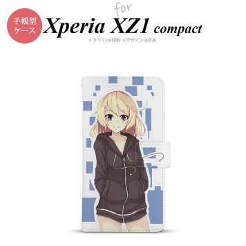 【手帳型 スマホ カバー ケース】【SO02K】【エクスペリア XZ1】手帳型 ケース SO-02K スマホ カバー Xperia XZ1 Compact エクスペリア キャラA 青 nk-004s-so02k-dr1325【メール便送料無料】