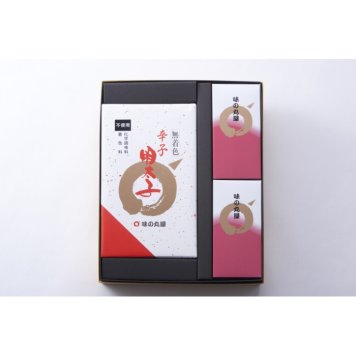 丸屋無着色辛子明太子330g+いかひびき2本【詰合せ】 ギフト プレゼント 御中元 夏のごあいさつ 御礼 御祝 快気祝 志