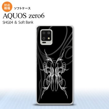 SHG04 SHG04 ZERO6 AQUOS zero6 スマホケース ソフトケース ピンスト 黒 白 メンズ レディース nk-zero6-tp1243