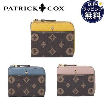 【無料ラッピング】 パトリックコックス PATRICK COX 折り財布 L字ファスナー クラシカルリリー モノグラム レディース ブランド 正規品 新品 ギフト プレゼント 人気 おすすめ 誕生日 記念日 クリスマス 送料無料 pco522199