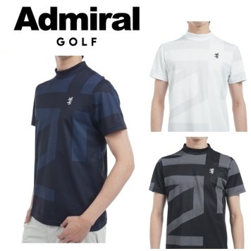 アドミラル ゴルフ メンズ UJモックネックシャツ ADMIRAL GOLF ADMA509 2025年春夏モデル お誕生日祝い お祝い 記念品 お父さん 父の日 彼氏 男性 30代 40代 50代 60代  還暦祝い 敬老の日 人気プレゼント プレゼント