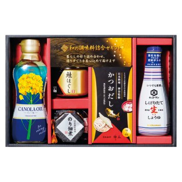 和の調味料詰合せ  ／セット・詰め合わせ 調味料 食品 お中元 御中元 ギフト 暑中 残暑 お盆 初盆 新盆 お供 御供 ギフト 2026 送料無料 ギフト プレゼント プチギフト 内祝い 快気祝い 出産祝い 結婚祝い 引出物 新築祝い お返し