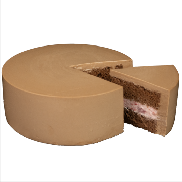 デコるだケーキ ブラウン チョコレートケーキ 4号 直径13.5cm 2人～4人分 285g 【選べる飾り： バースデー クリスマス 】 お家で手作り 簡単 親子 手作りキット お誕生日ケーキ 誕生日 ホールケーキ 