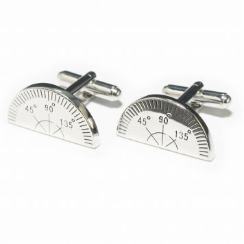鎌倉カフス工房 分度器 カフスボタン・カフリンクス メンズ  ec010 結婚式 旦那 プレゼント ギフト 彼氏 父の日 誕生日プレゼント
